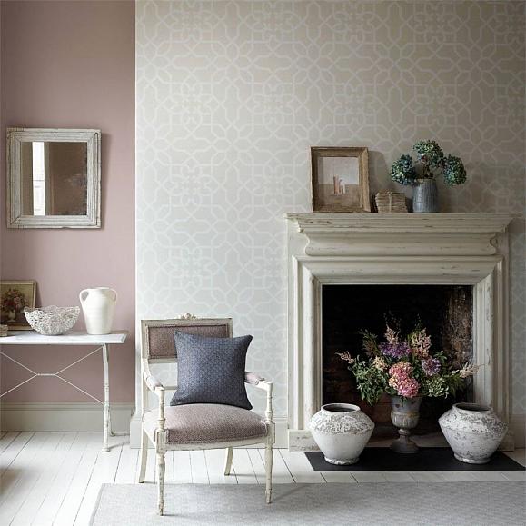 Обои Sanderson Chiswick Grove Mawton 216418 фото в интерьере
